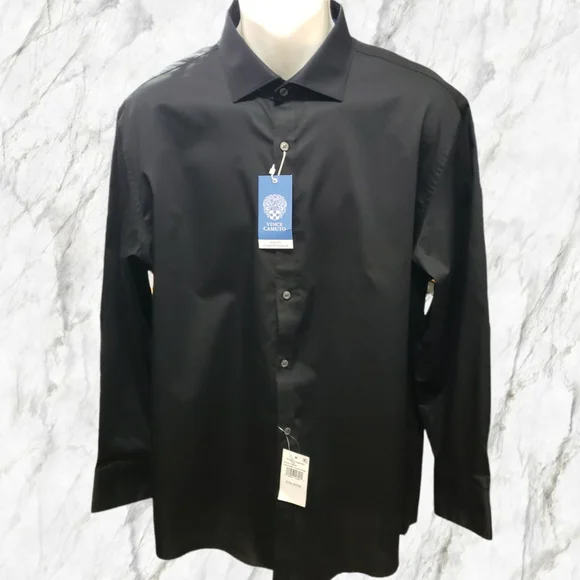 Vince Camuto | Shirts | Vince Camuto Mens Slim Fit Spread Collar Fashion Dress  Shirt 753233 | Poshmark